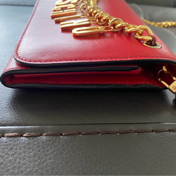 Moschino Logo Chain Clutch, Wallet, Small Bag (limited edition) - Picture 5 of 16